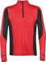 Phoenix Light 1/4 Zip (H) Rød-sort