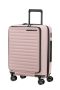 Restackd Udvidbar kuffert m/ 4 hjul og frontlomme 55cm