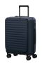 Restackd Udvidbar kuffert m/ 4 hjul og frontlomme 55cm