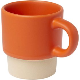 Olympia 130 ml stabelbar espressokop med lerbund Orange