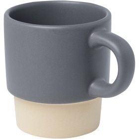 Olympia 130 ml stabelbar espressokop med lerbund Grå