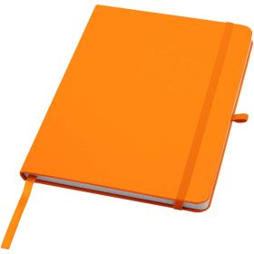 Teak A5 genvunden hardcover notesbog med linjerede sider Orange