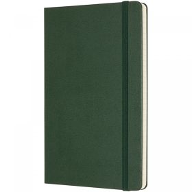 Moleskine Classic L hardcover notesbog - linjeret Grøn