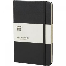 Moleskine Classic M hardcover notesbog - linjeret Sort