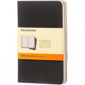 Moleskine Cahier Journal PK - linjeret Sort