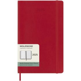 Moleskine L soft cover 12 måneders notesbog Rød