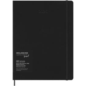 Moleskine 12 måneders XL Smart Planner Pro Sort