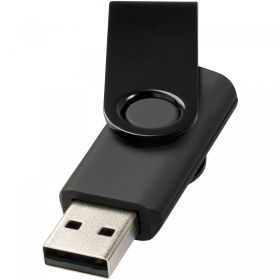 Rotate-metallic USB stik 4 GB Sort