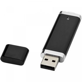 Flat USB stik 4 GB Sort