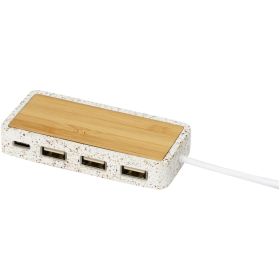 Terrazzo USB 2.0 hub Hvid