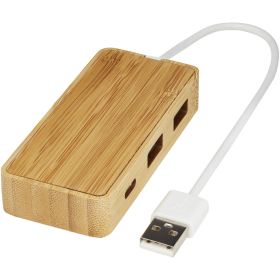 Tapas USB hub i bambus Hvid