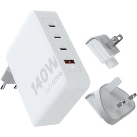 Xtorm XVC2140 GaN Ultra 140 W oplader med 240 W USB-C PD-kabel Hvid