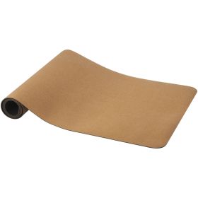 Trikona kork yogamåtte Beige