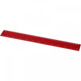 Renzo 30 cm plastiklineal Rød