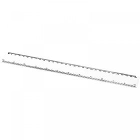Renzo 30 cm plastiklineal Hvid