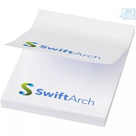 Sticky-Mate® A8 memoblok 50x75mm Hvid