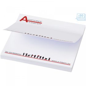 Sticky-Mate® Firkantet memoblok 75x75mm Hvid