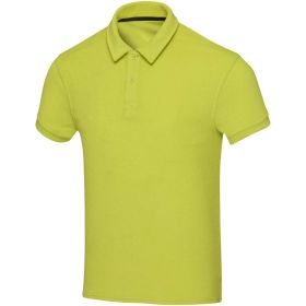 Akoya genvundet frotté unisex polo Lime
