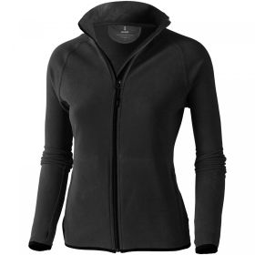 Brossard microfleece dame jakke med gennemgående lynlås Grå