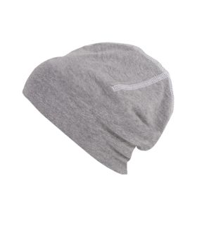 Beanie kontrast Grå