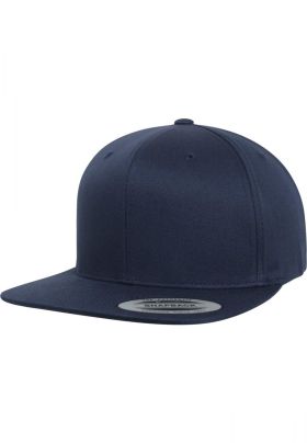 Organic cotton snapback Marineblå