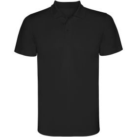 Monzha kortærmet sports polo til børn Ensfarvet sort