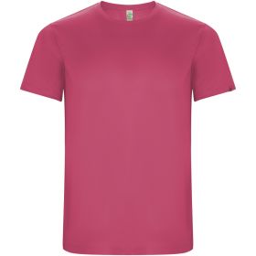 Imola kortærmet sports t-shirt til børn Pink Fluor