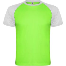 Indianapolis kortærmet sports t-shirt til børn Fluor Green