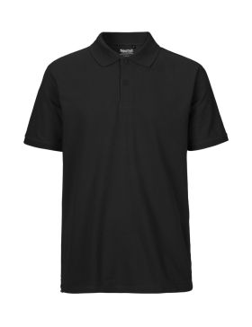 Klassisk polo til mænd Sort