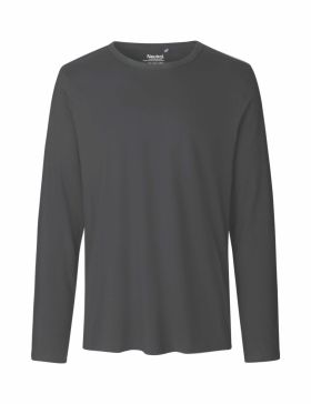 Langærmet herre T-shirt Charcoal