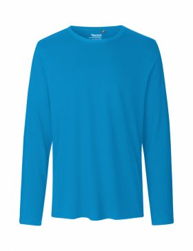 Langærmet herre T-shirt Turkis