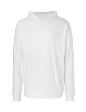 Unisex jersey hættetrøje Hvid