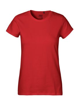 Klassisk T-shirt til kvinder Rød