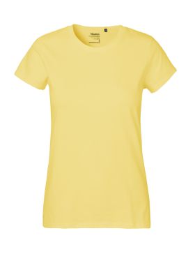 Klassisk T-shirt til kvinder Gul
