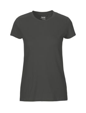 T-shirt i pasform til kvinder Charcoal