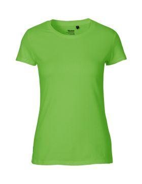 T-shirt i pasform til kvinder Lime