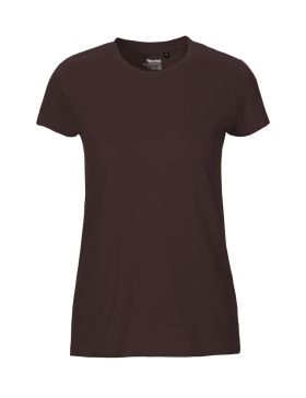 T-shirt i pasform til kvinder Brun