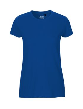 T-shirt i pasform til kvinder Blå