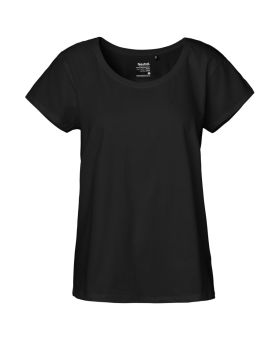 Loose Fit T-shirt til kvinder Sort