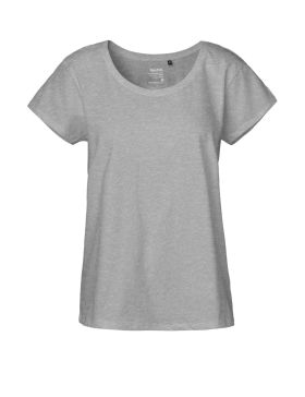 Loose Fit T-shirt til kvinder Grå