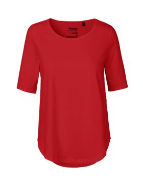 Halværmet T-shirt til kvinder Rød