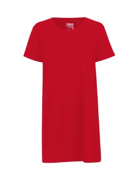 Lang længde dame T-shirt Rød