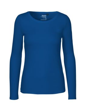 Langærmet T-shirt til kvinder Blå