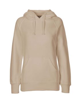 Dame hættetrøje Beige