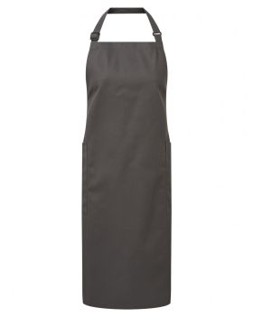 Recycled organic bib apron