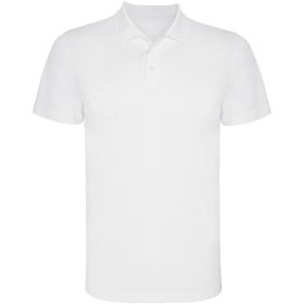 Monzha kortærmet sports polo til mænd Hvid