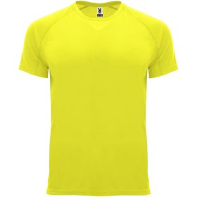 Bahrain kortærmet sports t-shirt til mænd Fluor Yellow