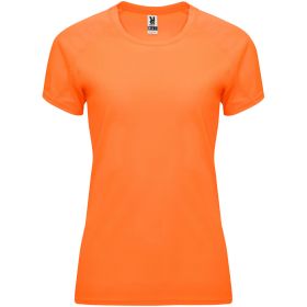 Bahrain kortærmet sports t-shirt til kvinder Fluor Orange