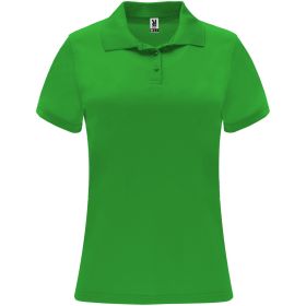 Monzha kortærmet sports polo til kvinder Bregne grøn