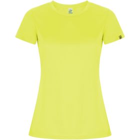 Imola kortærmet sports t-shirt til kvinder Fluor Yellow